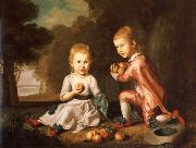 Charles Wilson Peale Isabella und John Stewart oil on canvas